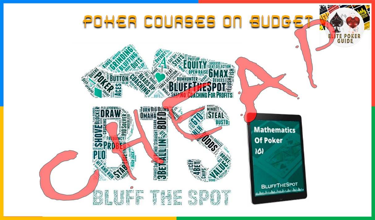 Bluffthespot Mathematics Of Poker 101 Cheap
