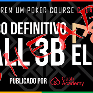 Cash Academy Poker Curso Definitivo Call 3B