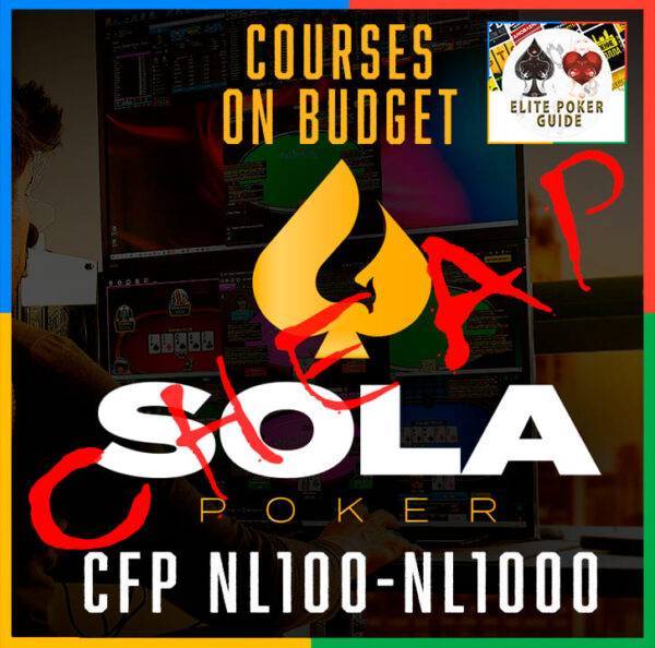 Sola Poker Coaching for Profit NL100-NL1000 Barata