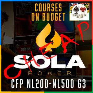 Sola Poker Coaching for Profit NL200-NL500 Grupo 3