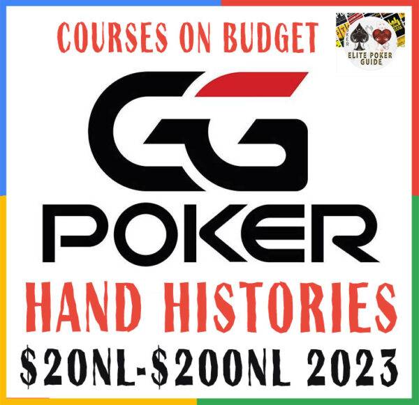 GGPoker Hand Histories Cash $20NL-$200NL