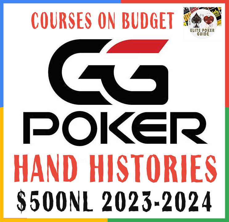GGPoker Hand Histories Cash $500NL 2024
