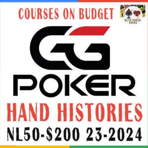 GGPoker Hand Histories Cash $50NL-$200NL