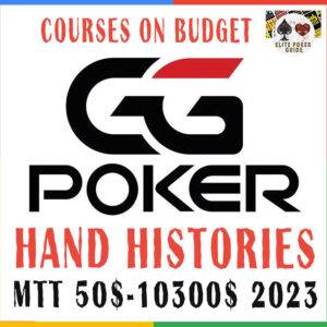 GGPoker Hand Histories MTT 50$-10300$