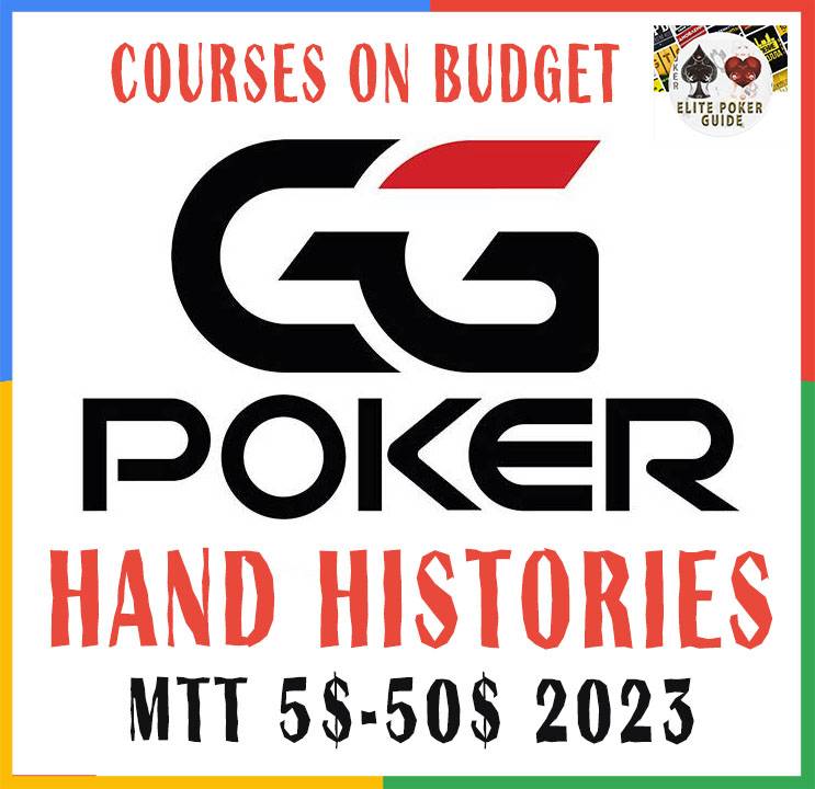 GGPoker Hand Histories MTT buy-ins 5$-50$