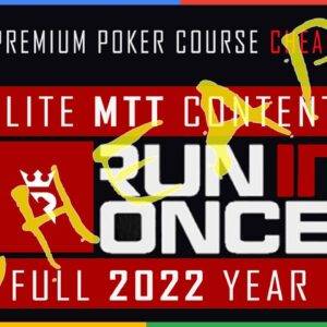 Run It Once Elite MTT Poker Training 2022
