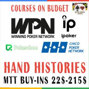 WPN, PokerDom, IP, Chico MTT Hand Histories