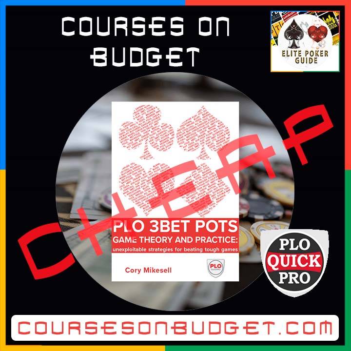 PLO QuickPro 3Bet Pots Game Theory & Practice Cheap