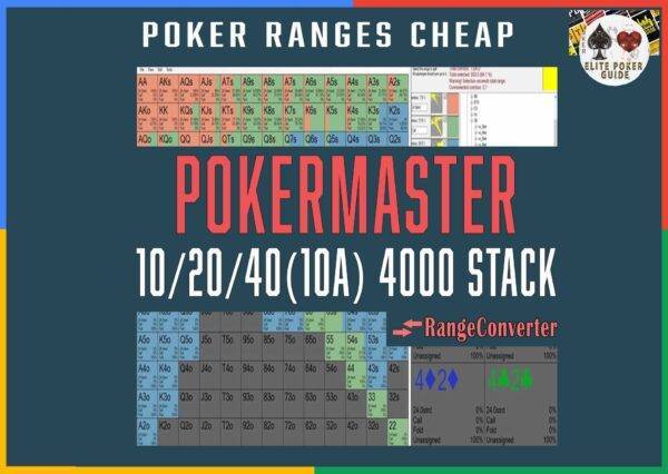 RANGECONVERTER POKERMASTER 10-20-40(10A) 200BB Cheap