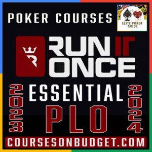 Run It Once Essential PLO 2023-2024