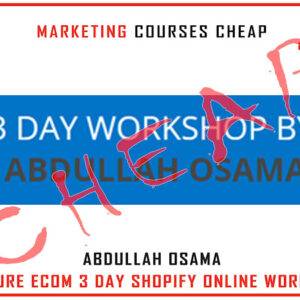 Abdullah Osama – 9 Figure Ecom 3 Day Shopify Online Workshop