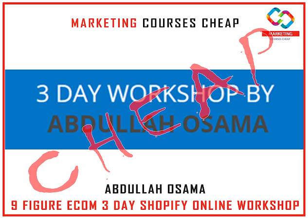 Abdullah Osama - 9 Figure Ecom 3 Day Shopify Online Workshop Cheap