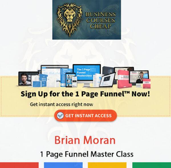 Brian Moran - 1 Page Funnel Master Class Cheap