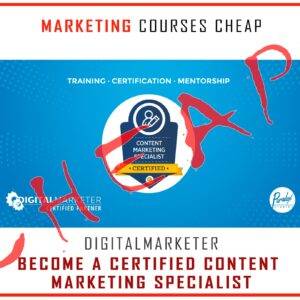 Digitalmarketer – Become A Certified Content Marketing Specialist