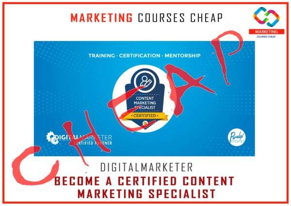 Digitalmarketer - Become A Certified Content Marketing Specialist Cheap