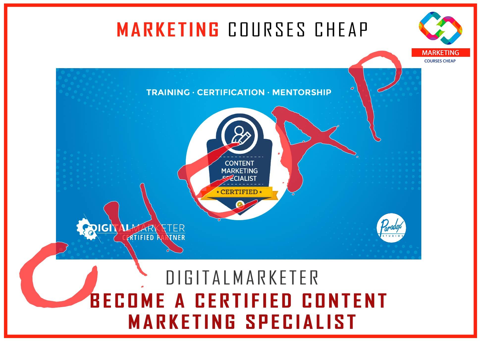 Digitalmarketer - Become A Certified Content Marketing Specialist Cheap