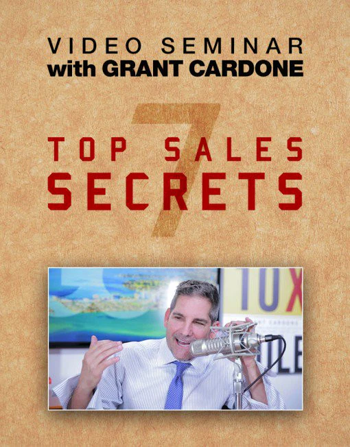 Grant Cardone - 7 Top Sales Secrets Cheap