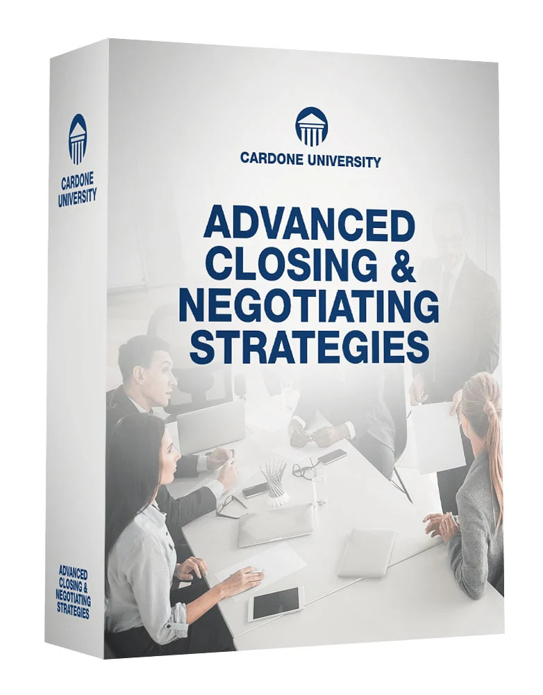 Grant Cardone - Advanced Closing And Negotiation Strategies Cheap