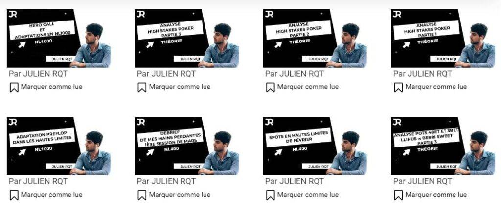 JULIEN RQT Abonnement Cash Game - JULIEN RQT SUBSCRIPTION WEBSITE