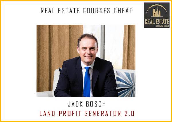 Jack Bosch – Land Profit Generator 2.0 Cheap