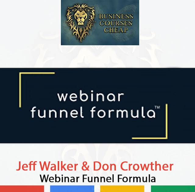 Jeff Walker & Don Crowther - Webinar Funnel Formula Cheap