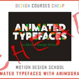 Motion Design School - Animated Typefaces with Animography Cheap