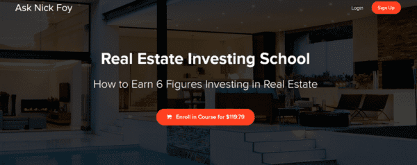 Nick Foy - Real Estate Investing School Cheap