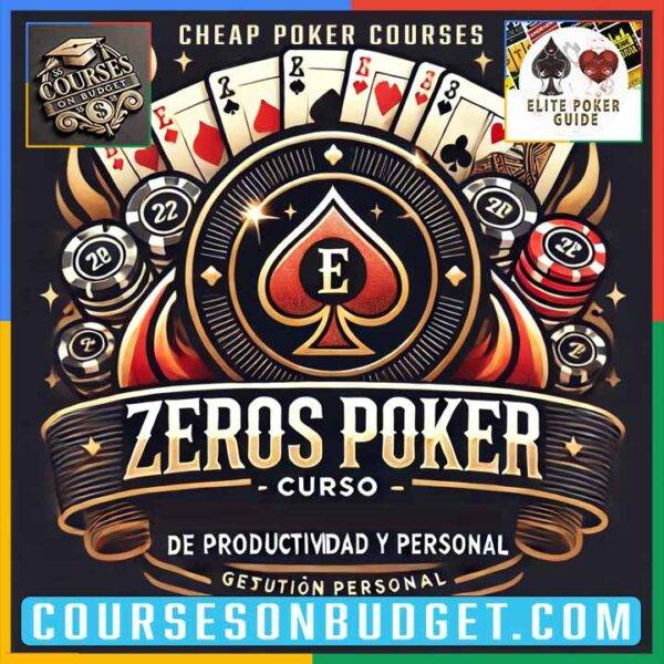 ZerosPoker Curso de productividad y gestión personal baratas