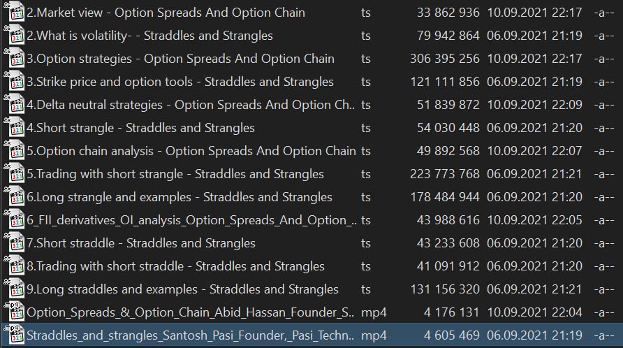 Abid Hossne - Option Spreads & Option Chain Proof