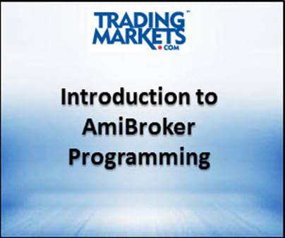 Connors Research - Introduction to AmiBroker Programming Cheap