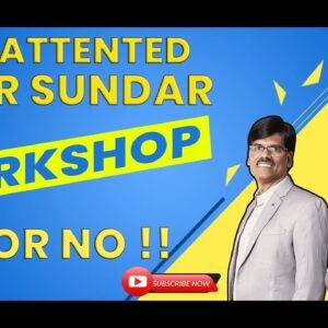 PR Sundar Workshop