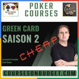 Poker Academie Green Cards Saison 2 Cheap