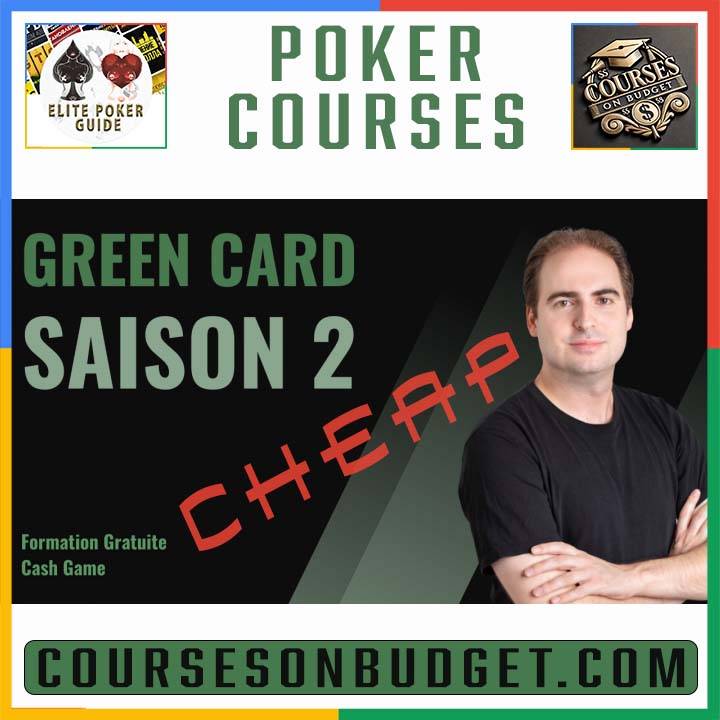 Poker Academie Green Cards Saison 2 Cheap