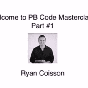 Ryan Coisson - The PB Code - Stock Options Trading Course Cheap