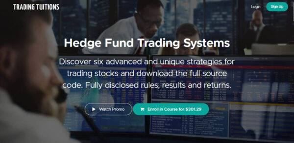 Trading Tuitions - Hedge Fund Trading Systems Cheap