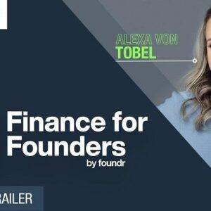 Alexa Von Tobel - Finance For Founders Cheap