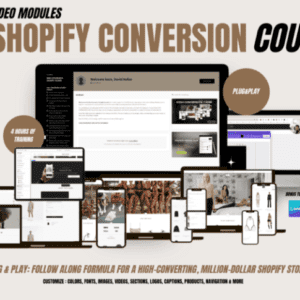 David Kollar – Max Conversion Shopify Course