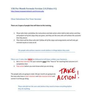 Empower Network – 15k Formula