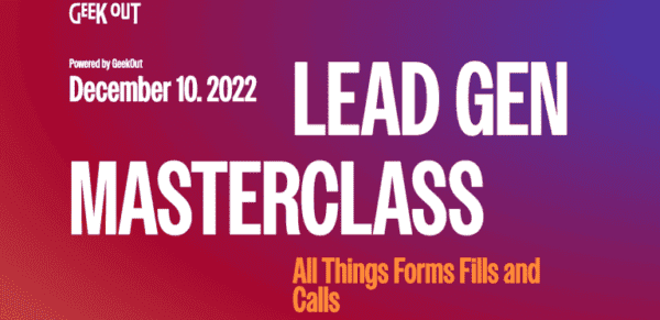 Geekout - Lead Gen Masterclass Cheap