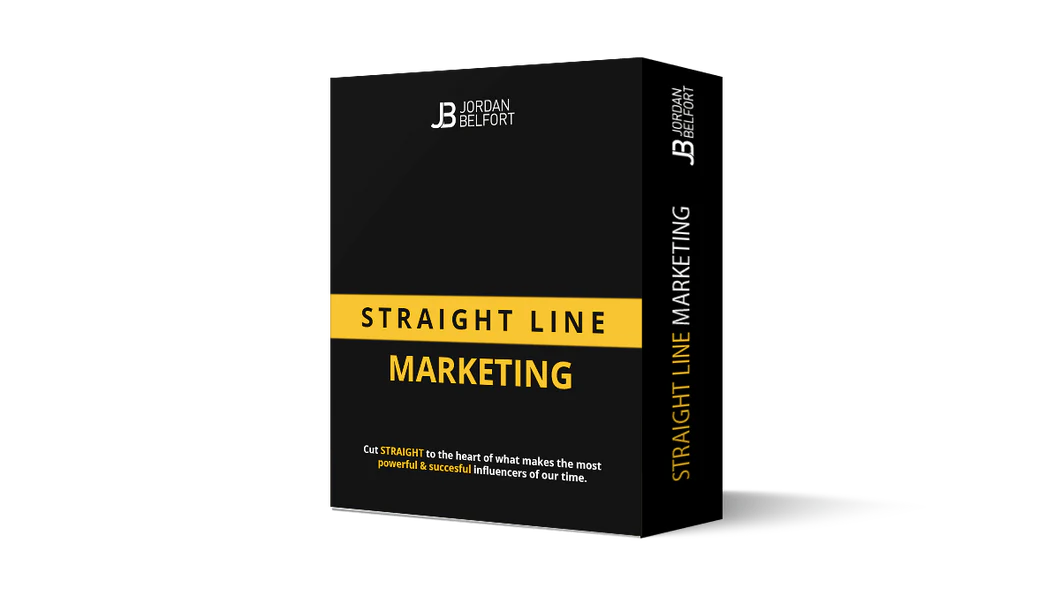 Jordan Belfort - Straight Line Marketing Cheap