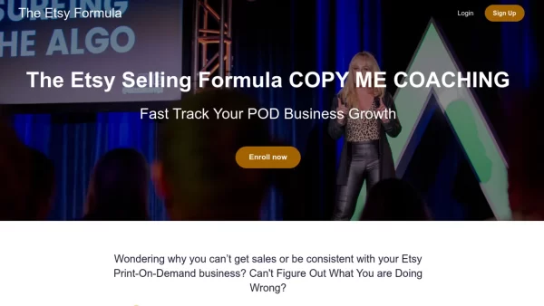 Luna Vega - The Etsy Selling Formula COPY ME COACHING Cheap