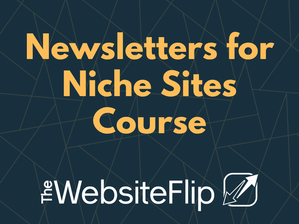 Mushfiq Sarker - Newsletters for Niche Sites Course Cheap