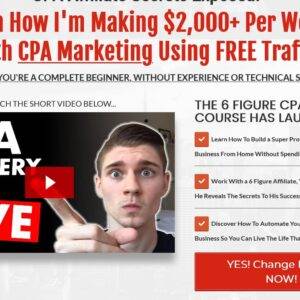 Damien Belak - CPA Marketing Mastery Cheap