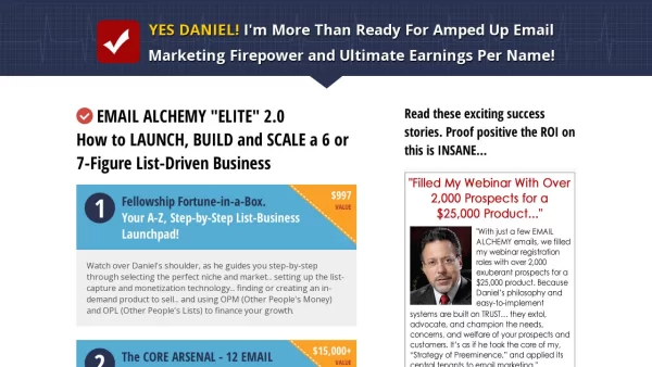 Daniel Levis - Email Alchemy Elite 2.0 Cheap