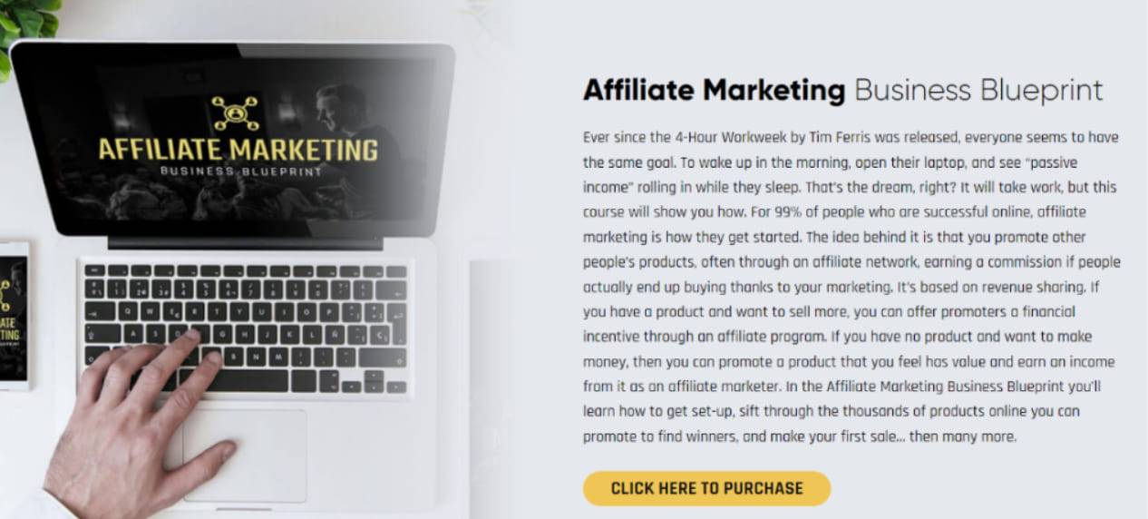 David Sharpe - Affiliate Marketing Business Blueprint Cheap