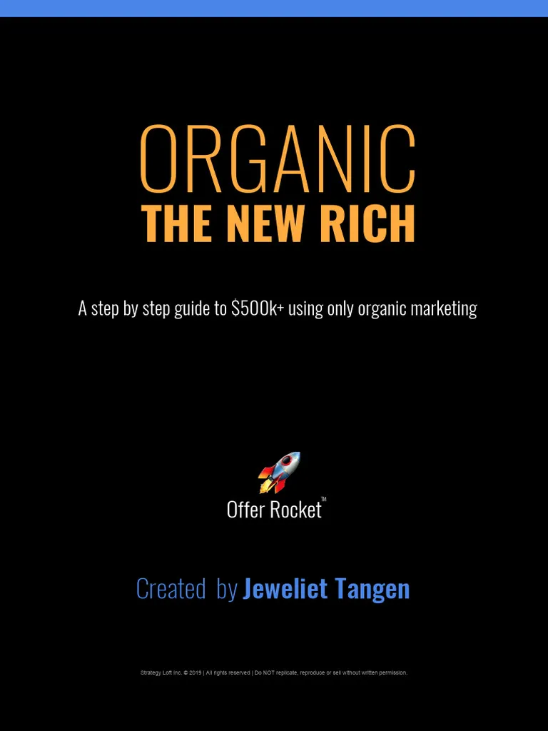 Jeweliet Tangen - Organic Marketing Guide Cheap