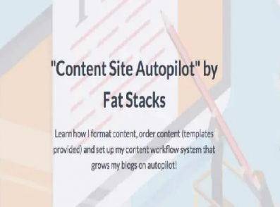 Jon Dykstra - Content Site Autopilot Cheap