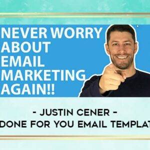 Justin Cener - 97 Done For You Email Templates Cheap