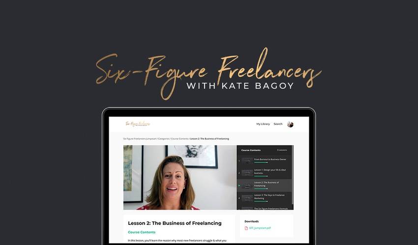 Kate Bagoy - Six Figure Freelancers Cheap