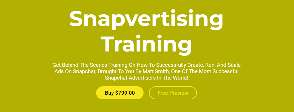 Matt Smith - Snapvertising Cheap